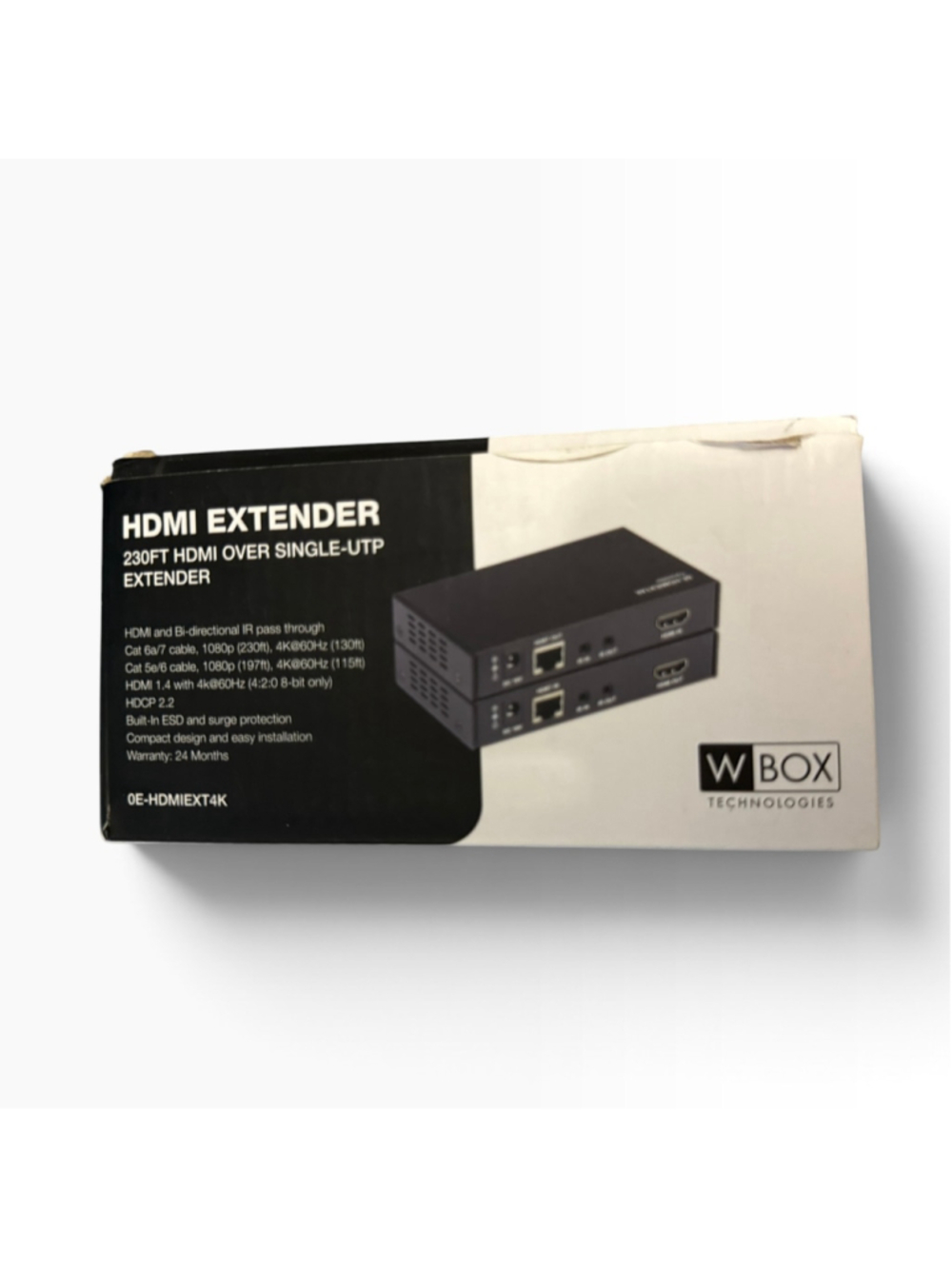 HDMI Extender 230FT Over Single-UTP W Box Technologies